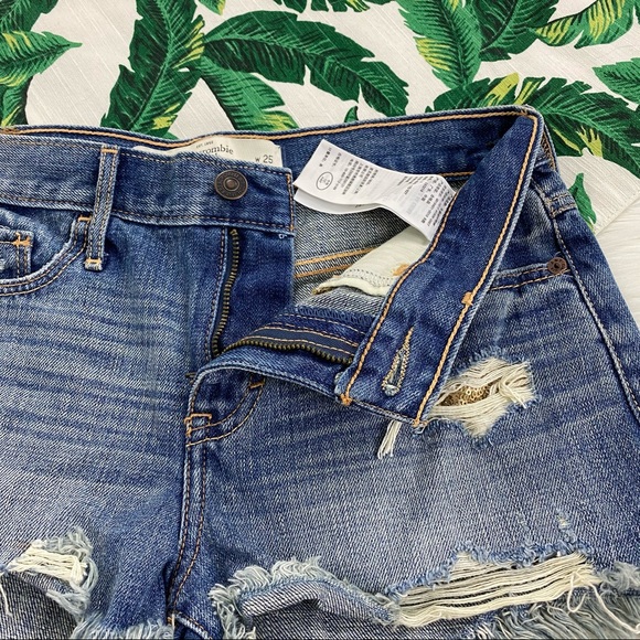 A&F Distressed Shorties 439 - Picture 3 of 9